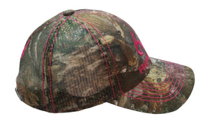Realtree Pink Logo Cap Matching Camo Mesh Back Hat Visor - Camo Chique & Spa Boutique