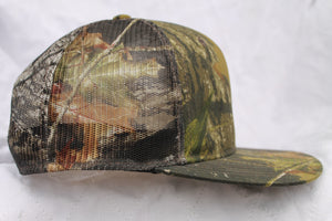 Mossy Oak Camo Trucker Hat Cap Wicking Sweatband Mesh Snap Back BU Break Up Cap - Camo Chique & Spa Boutique