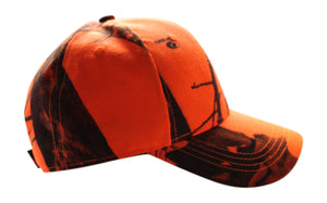 realtree mossy oak true timber kyrptek inferno blaze orange logo hunting cap hat visor for men women ladies