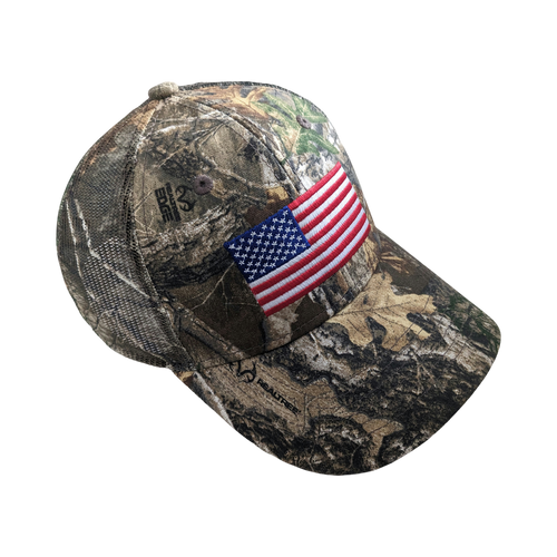 realtree mossy oak true timber bass pro kyrptek patriotic us usa americana american flag trucker trucking flag visor cap hat