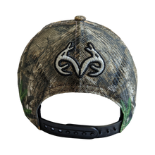 Load image into Gallery viewer, Realtree Edge 3D Camo Logo Trucker Cap Hat, Curved Bill, Mesh Back, Snapback, Wicking Sweatband - Camo Chique &amp; Spa Boutique

