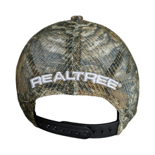 Load image into Gallery viewer, Realtree Patriotic American Flag Camo Logo Trucker Cap Hat, RT EDGE, Curved Bill, Mesh Back, Snapback, Wicking Sweatband - Camo Chique &amp; Spa Boutique

