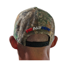 Load image into Gallery viewer, Patriotic Realtree Edge USA American Flag Camo Mesh Hunting Cap Hat - Low-Mid Profile Snapback Hunting Camo Hat - Camo Chique &amp; Spa Boutique
