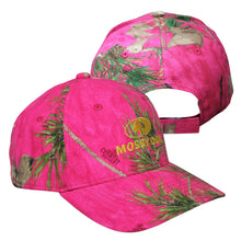 Load image into Gallery viewer, Mossy Oak Hot Pink Camo Logo Cap Hat, Mid-Profile Structured, Wicking Sweatband, Ladies Fit - Camo Chique &amp; Spa Boutique
