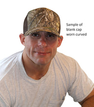 Load image into Gallery viewer, Realtree Camo Mesh Flat Hunting Classic Trucker Cap Hat - RT Edge - Snapback High Crown Sweatband 6 Panel Bendable Bill Wear Flat or Curved - Camo Chique &amp; Spa Boutique
