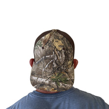 Load image into Gallery viewer, Realtree Camo Flat Trucker Cap Hat | High Crown with Wicking Sweatband| Mesh Snap Back - Camo Chique &amp; Spa Boutique
