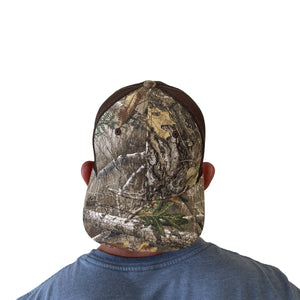 Realtree Camo Flat Trucker Cap Hat | High Crown with Wicking Sweatband| Mesh Snap Back - Camo Chique & Spa Boutique