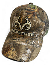 Load image into Gallery viewer, Mens Realtree Edge 3D Antler Logo Hunting Camo Mesh Trucker Cap Hat Snapback Sweatband Structured Mid-Profile Precurved Visor Hunting Camo Camouflage Cap Hat (Copy) - Camo Chique &amp; Spa Boutique
