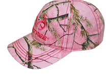 Load image into Gallery viewer, Realtree AP Pink Camo Logo Cap Hat Visor, Structured, Mid, Curved Bill, Vel-cro Back Strap, Sweatband - Camo Chique &amp; Spa Boutique
