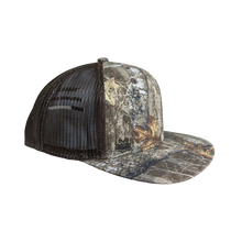 Load image into Gallery viewer, Realtree Camo Mesh Flat Hunting Classic Trucker Cap Hat - RT Edge - Snapback High Crown Sweatband 6 Panel Bendable Bill Wear Flat or Curved - Camo Chique &amp; Spa Boutique
