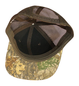 Realtree Camo Mesh Flat Hunting Classic Trucker Cap Hat - RT Edge - Snapback High Crown Sweatband 6 Panel Bendable Bill Wear Flat or Curved - Camo Chique & Spa Boutique