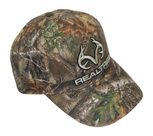Load image into Gallery viewer, Realtree 3D Logo Camo Deer Hunting Trucker Cap Hat for Men - Precurved Bill, Mid Profile Structured, Snapback, Sweatband - Camo Chique &amp; Spa Boutique
