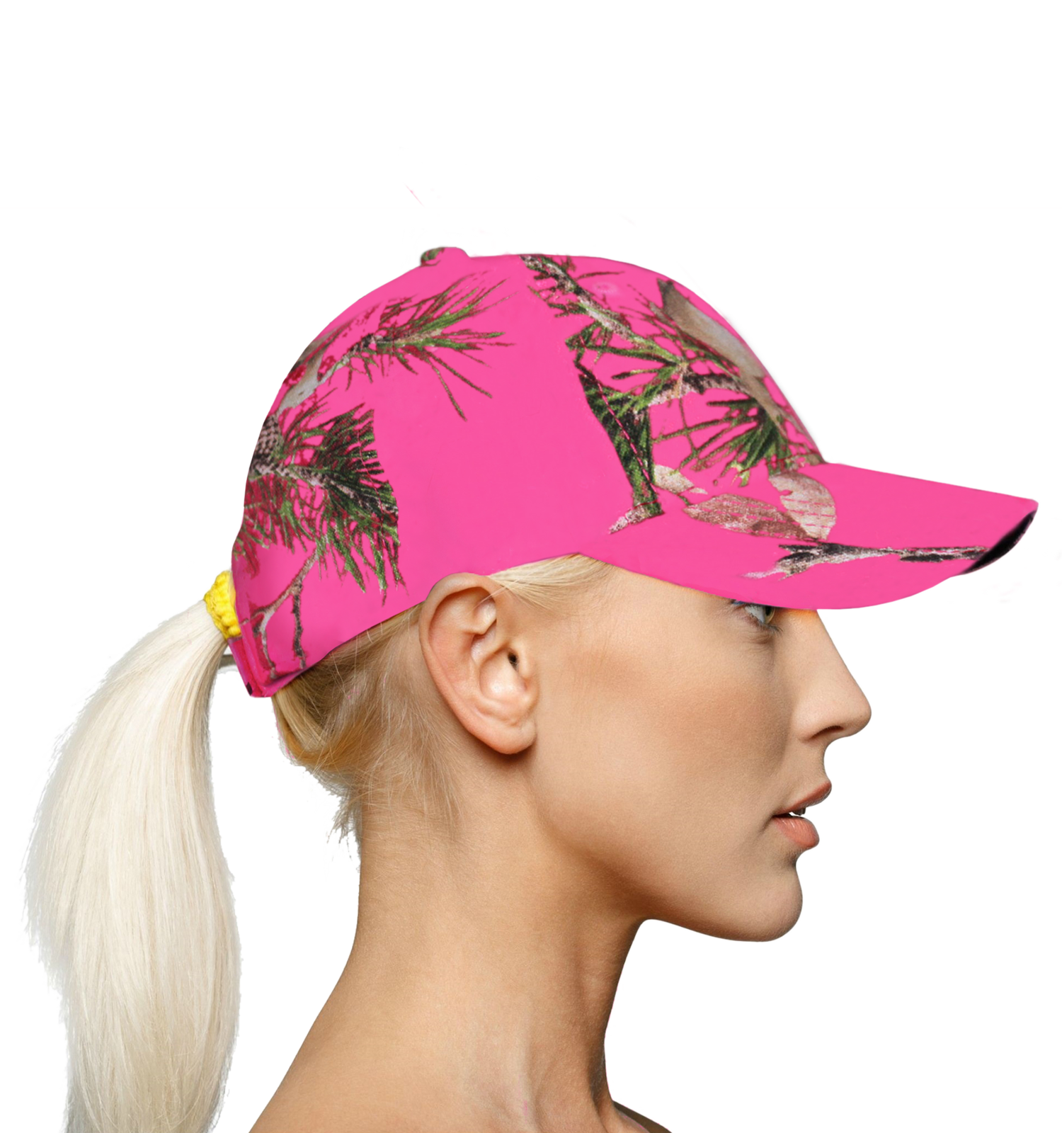 Womens camo top baseball cap