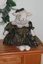 Load image into Gallery viewer, Mossy Oak Stuffed Animal Lamb Sheep 16&quot; Vintage Style Artisan Handcrafted in The USA - Camo Chique &amp; Spa Boutique

