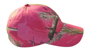 Womens Realtree AP Pink Camo Cap Hat - Camo Chique & Spa Boutique