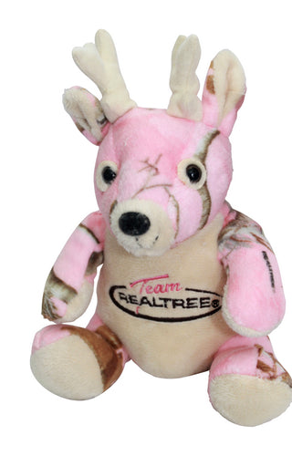 Realtree APC Pink Camo Plush Stuffed Deer Buck Animal Toy Small 7