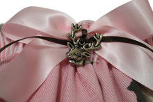 Load image into Gallery viewer, Realtree Pink Buck Deer Head Charm Ribbon Garter, Artisan Made in USA - Camo Chique &amp; Spa Boutique

