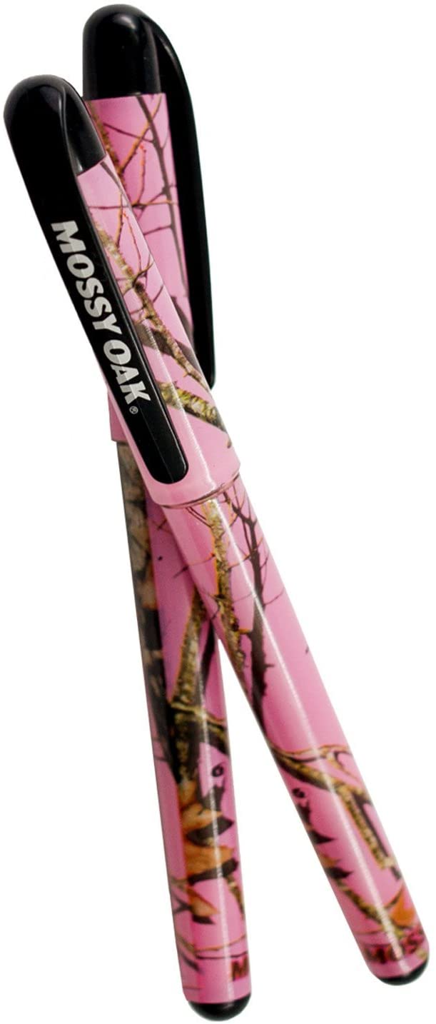 Mossy Oak Break Up Pink Camo Black Ink Havercamp Pens 2PC Set Two Pack - Camo Chique & Spa Boutique