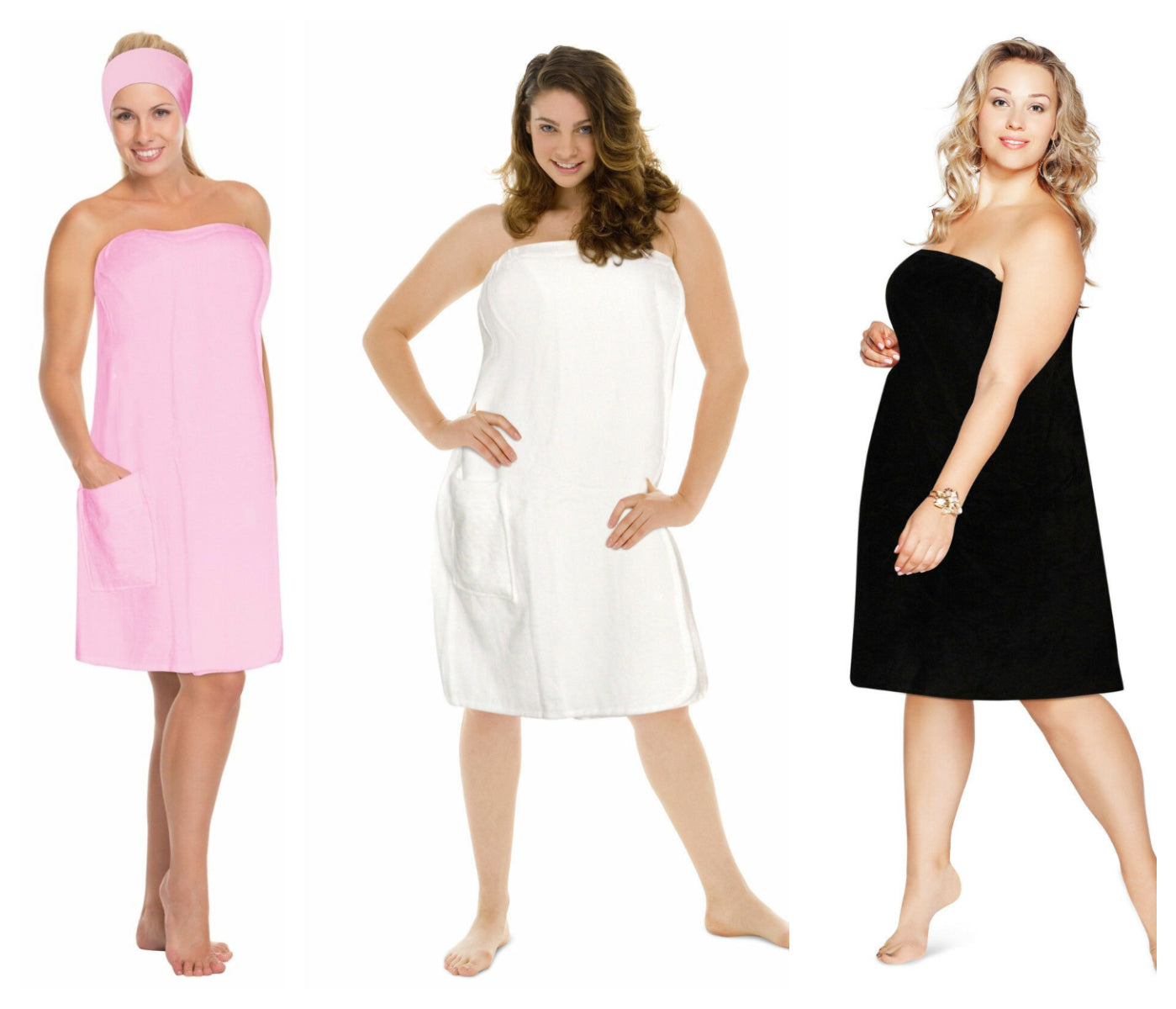 Velcro towel outlet wrap plus size