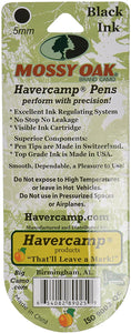 Mossy Oak Break Up Camo Black Ink Pens 2PC Two Pack by Havercamp - Camo Chique & Spa Boutique
