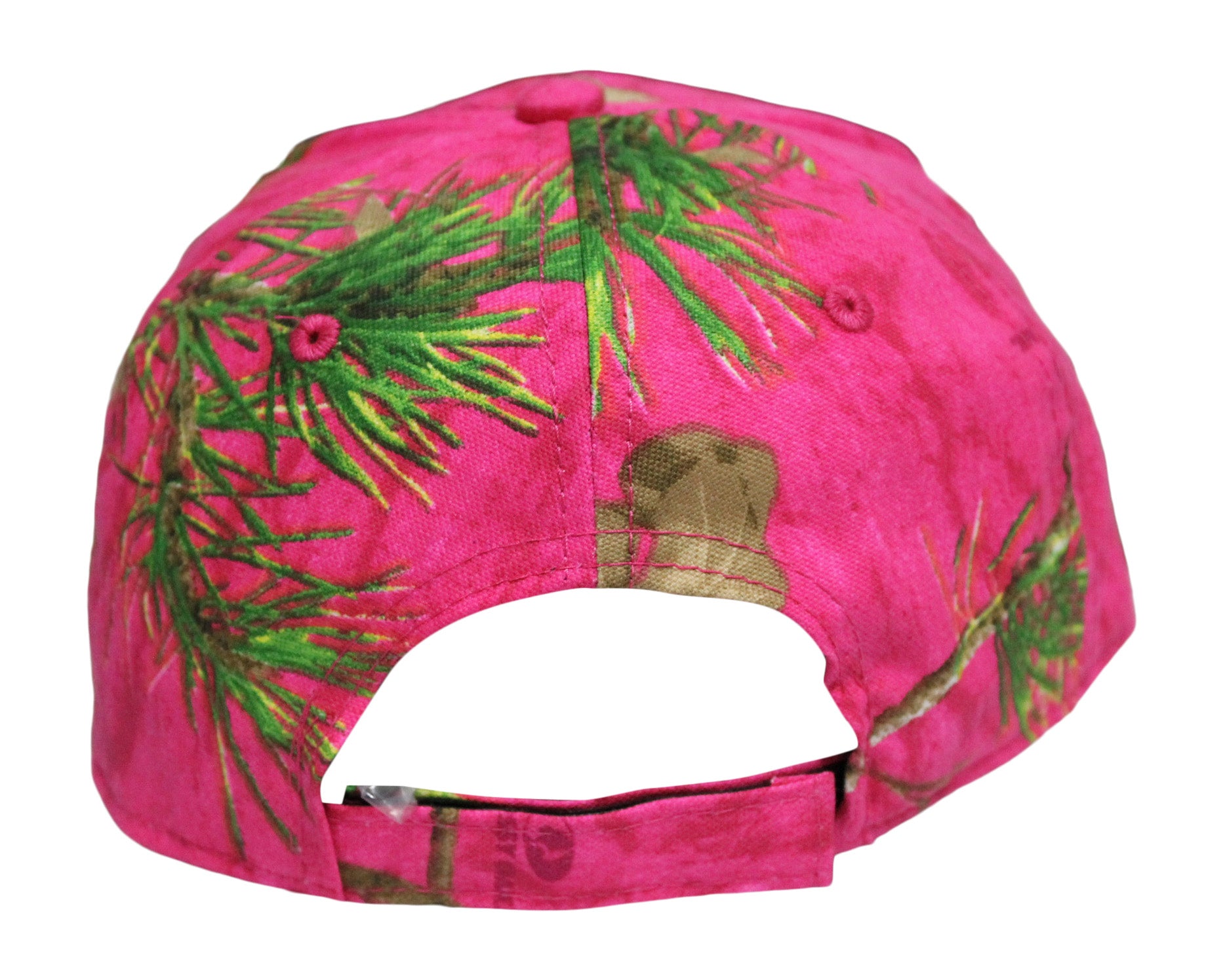 Realtree Fishing Blackout Performance Fitted Hat Pink M/L