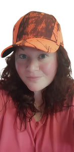 realtree mossy oak muddy girl pink blaze orange camo camouflage cap hat beanie visor scrunchie scarf cross jewelry necklace