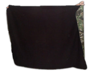 Realtree Sturdy Camo Throw Blanket 64x58 by Jordan Lee Originals USA Made ( RealTree Hardwoods Green) - Camo Chique & Spa Boutique